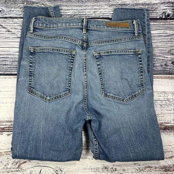 Grlfrnd Kendall Distressed High Rise Amelia Blue Jeans, Women’s Size 30 - Picture 3 of 10